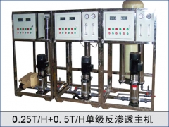 0.25T，0.5T单级反渗透主机